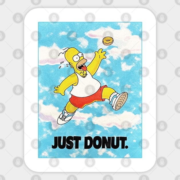 90s Cartoon - Just Donut Sticker by nicklower